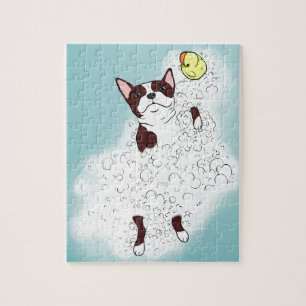 Puzzle Bath de Boston Terrier