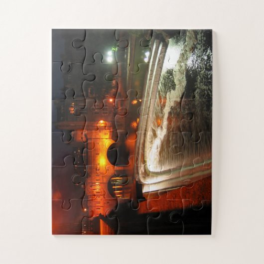 Puzzle Bath Weir la nuit (Vertical)