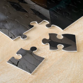 Puzzle Bathing Woman in Art Deco Bathroom (Côté)