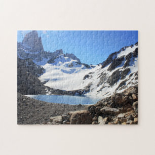 Puzzle Bâti proche Fitz Roy de lac glacier