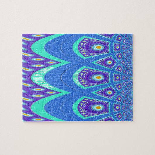 Puzzle Batik bleu (Horizontal)