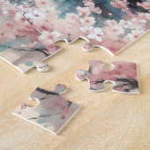Puzzle Bâtiment asiatique ancien au printemps Jigsaw Puzz (Côté)