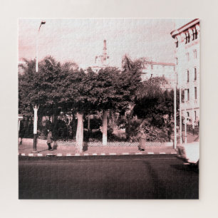 Puzzle Bâtiment de voitures vintage Algérie Alger