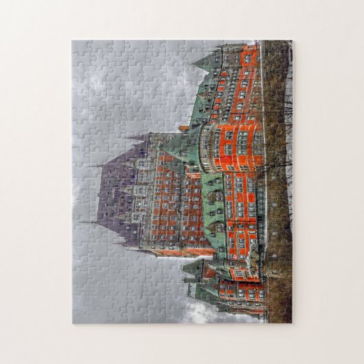 Puzzle Bâtiment Frontenac Québec. (Vertical)