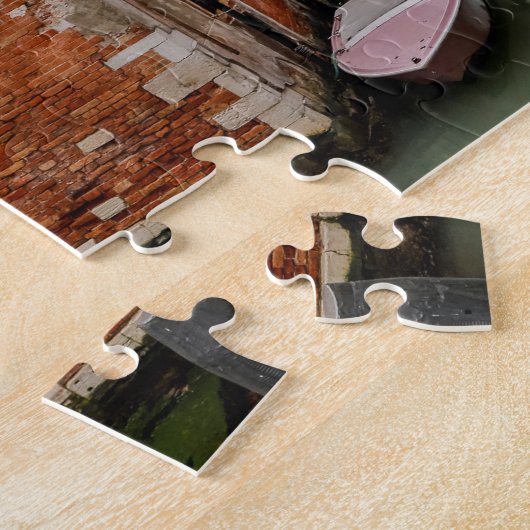 Puzzle Bâtiment le long des canaux de Venise (Côté)
