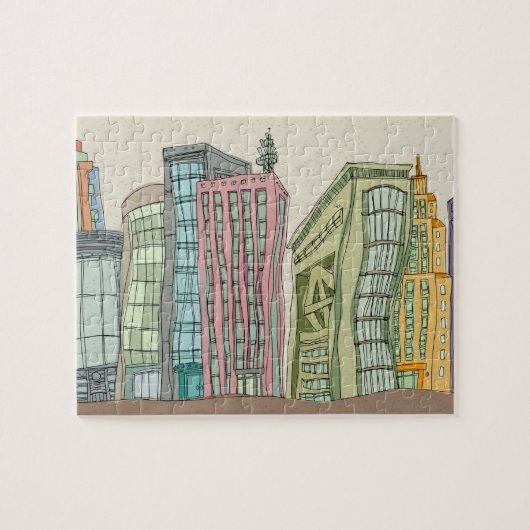 Puzzle Bâtiments (Horizontal)