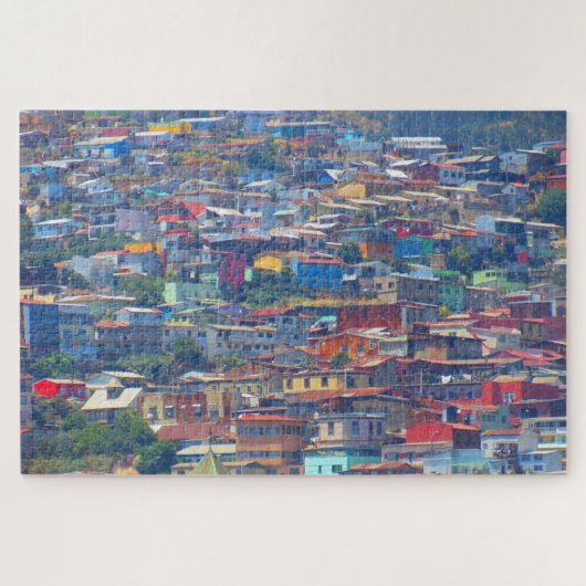 Puzzle bâtiments couleur valparaiso (Horizontal)