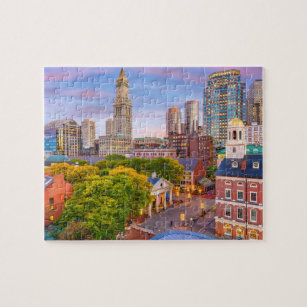 Puzzle Bâtiments de Boston City Massachusetts USA