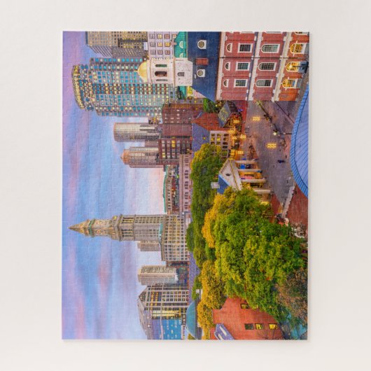 Puzzle Bâtiments de Boston City Massachusetts USA (Vertical)