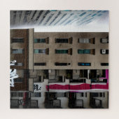 Puzzle Bâtiments de ville abandonnés avec graffitis (Horizontal)