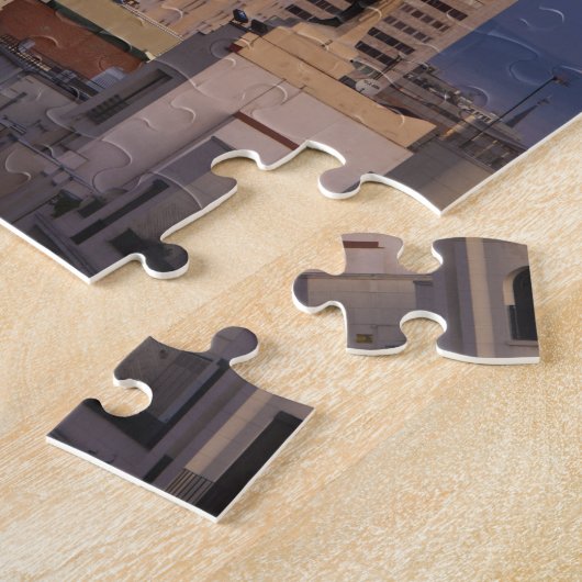 Puzzle Bâtiments le long de Gran Via et Edificio Espana (Côté)
