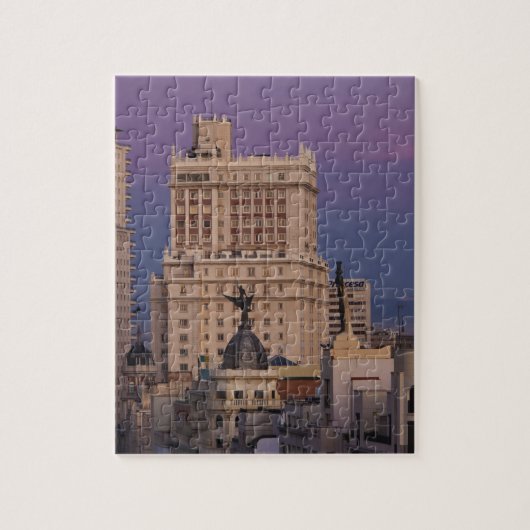 Puzzle Bâtiments le long de Gran Via et Edificio Espana (Vertical)