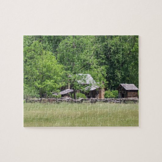 Puzzle Bâtiments rustiques (Horizontal)