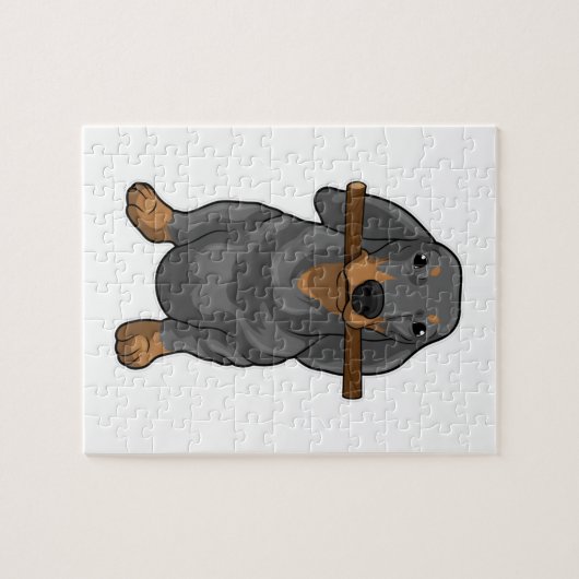 Puzzle Bâton Dachshund (Horizontal)