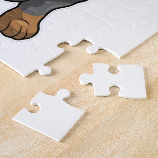 Puzzle Bâton Dachshund (Côté)