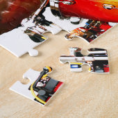 Puzzle Bâtons de batteur dans fûts d'ombre d'air de vrais (Côté)