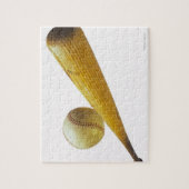 Puzzle Batte de baseball et balle (Vertical)