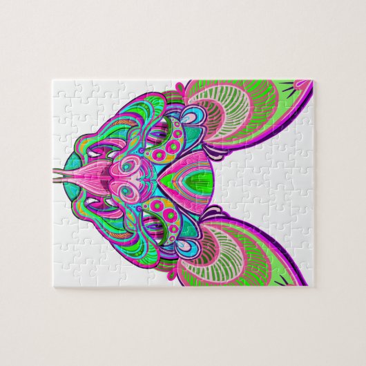 Puzzle Batte psychédélique d'arc-en-ciel (Horizontal)