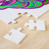 Puzzle Batte psychédélique d'arc-en-ciel (Côté)