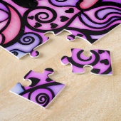 Puzzle Battements de coeur chantant, style en verre (Côté)