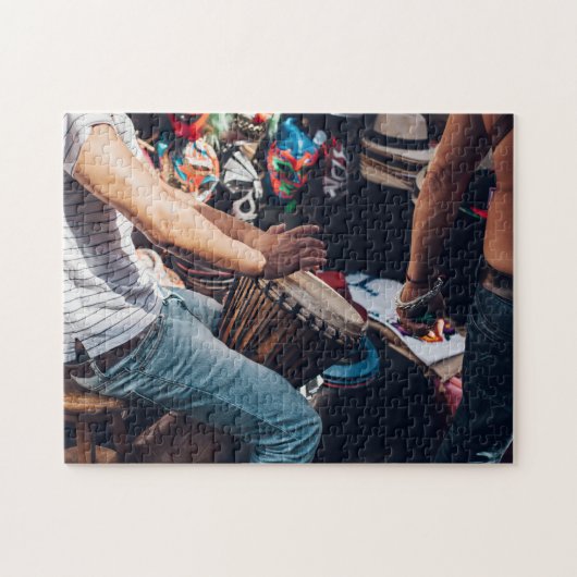 Puzzle Batteur par des masques denteux (Horizontal)