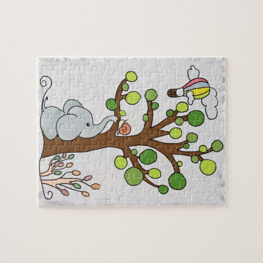 Puzzle Baum élégant et indéterminé (Horizontal)