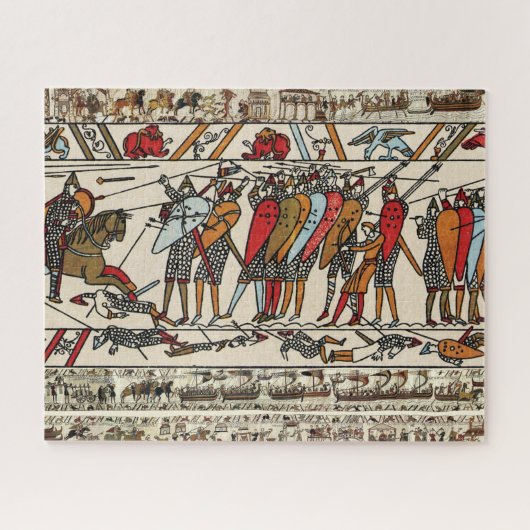PUZZLE BAYEUX TAPESTERIE BATAILLE DE HASTINGS CHEVALIERS (Horizontal)