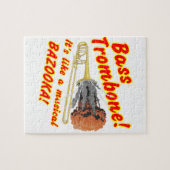 Puzzle Bazooka bas de musical de trombone (Horizontal)