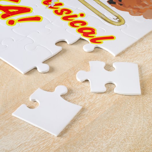 Puzzle Bazooka bas de musical de trombone (Côté)