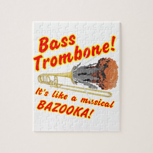 Puzzle Bazooka bas de musical de trombone (Vertical)