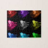 Puzzle BB de l'art 6048 de chien de chien de traîneau (Horizontal)