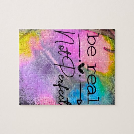 Puzzle Be Real Not Perfect (Horizontal)
