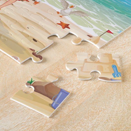 Puzzle Beach Adventure Legpuzzel (Zijkant)