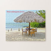 Puzzle Beach Bar Jamaica. (Horizontal)