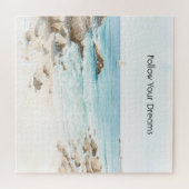 Puzzle Beach Boat Ocean View  (Horizontal)