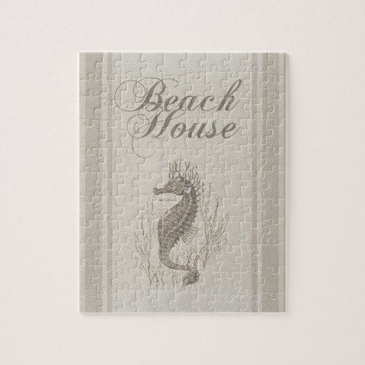 Puzzle Beach House Seahorse Seashore (Vertical)