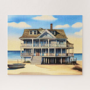 Puzzle Beach House sur le sable
