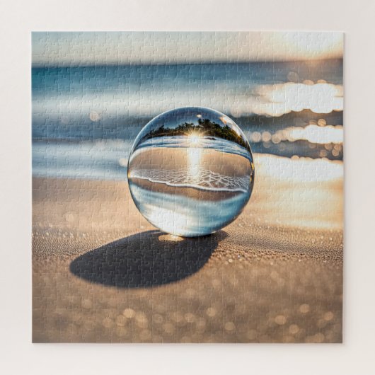 Puzzle Beach Lens Ball (Vertical)