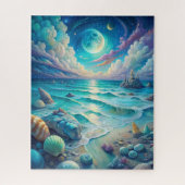 Puzzle Beach Scene  (Vertical)