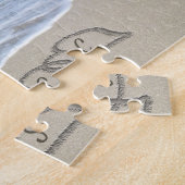 Puzzle Beach Wedding Hearts (Côté)