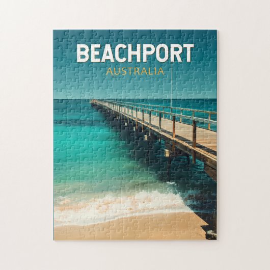 Puzzle Beachport Australie Travel Art Vintage (Vertical)