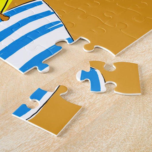 Puzzle Beachy Keen - Jaune (Côté)