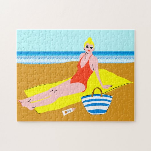 Puzzle Beachy Keen - Jaune (Horizontal)