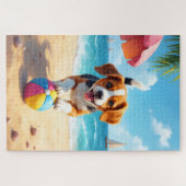 Puzzle Beagle Beach Play Scene (Horizontal)