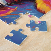 Puzzle Beagle coloré (Côté)