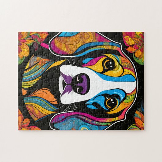 Puzzle Beagle de beauté coloré (Horizontal)