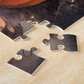 Puzzle Beagle d'Halloween avec peur Citrouille (Côté)