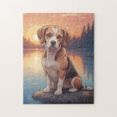 Puzzle Beagle dog (Vertical)
