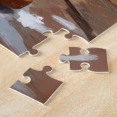 Puzzle Beagle Dog Tracking Gingerbread Christmas Fun Art (Côté)