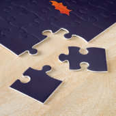 Puzzle Beagle Effrayant Halloween Sorcière Et Citrouille (Côté)